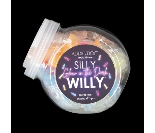 Addiction - Silly Willy - Silicone dildo - Glow in the dark