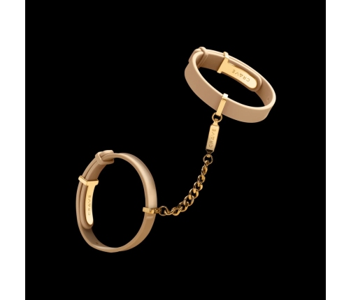 Crave - ID Cuffs - Beige/18kt Gold Plated