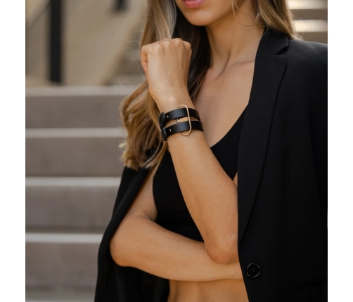 Crave - ICON Cuffs Black/Rose Gold