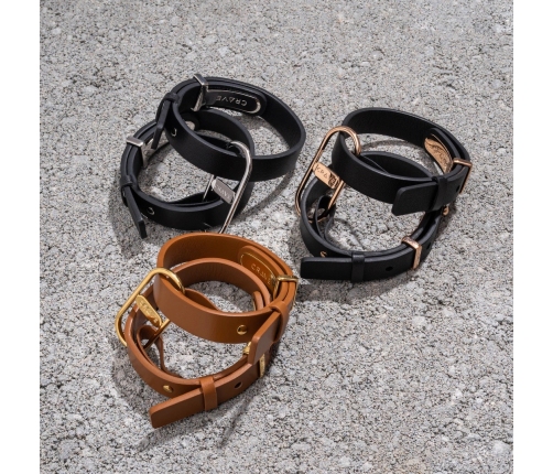 Crave - ICON Cuffs Black/Rose Gold