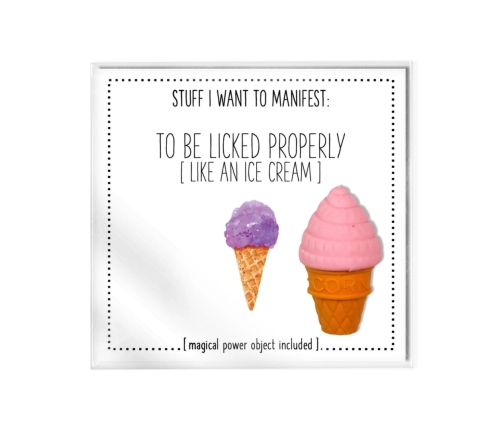 Warm Human Kartka Okolicznościowa z Amuletem - Prezent Motywacyjny 3x3