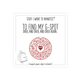 Warm Human Manifestation Power Object - To Find My G-Spot, Compact Charm
