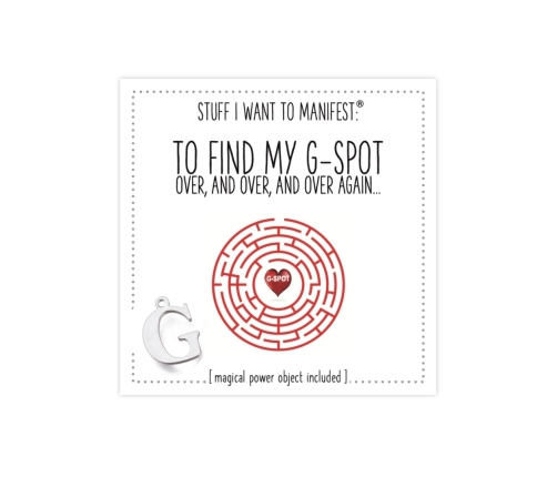 Warm Human Manifestation Power Object - To Find My G-Spot, Compact Charm