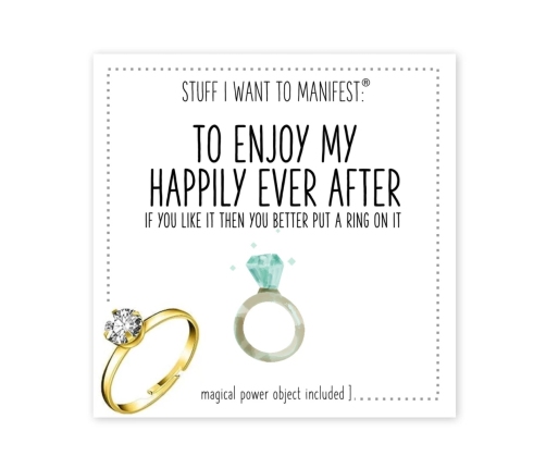 Warm Human Kartka Prezentowa z Amuletem - Upominek z Przesłaniem 3x3