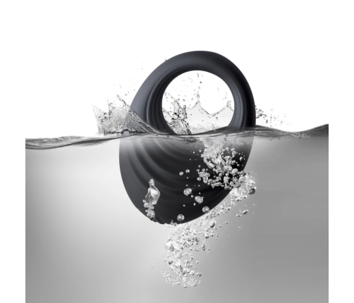 Rocks-off - Spire Vibrating Liquid Silicone Ring Black