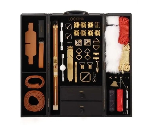 LOCKINK - All-in-1 BDSM Play Kit Brown