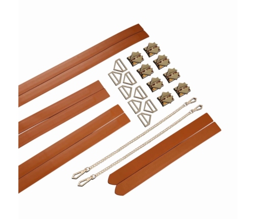 LOCKINK - Bondage & Restraint Set - brown