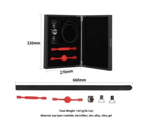 LOCKINK - Ball-Gag & Gag-bite Set - black