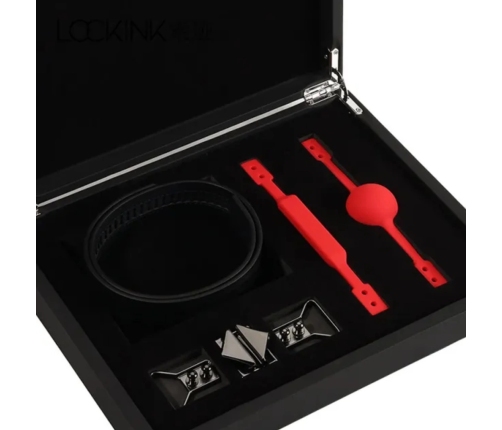 LOCKINK - Ball-Gag & Gag-bite Set - black