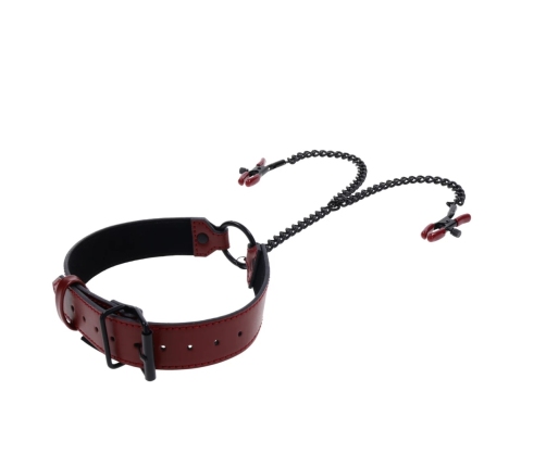 Sportsheets - Saffron Collar with Nipple Clamps