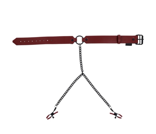 Sportsheets - Saffron Collar with Nipple Clamps
