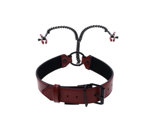 Sportsheets - Saffron Collar with Nipple Clamps