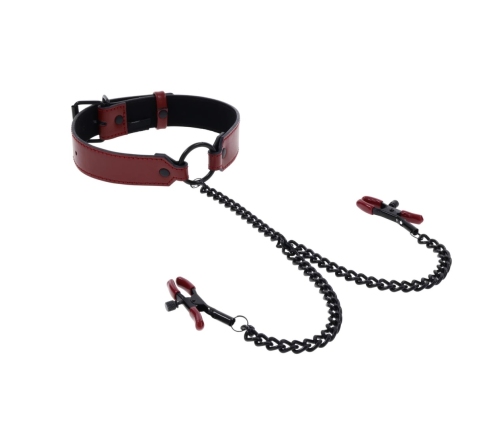 Sportsheets - Saffron Collar with Nipple Clamps