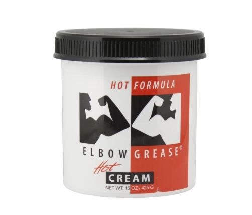 Elbow Grease Hot Cream Jar 443ml - Premium Warming Massage Formula