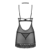Obsessive - Donarella Chemise & Thong Black XS/S