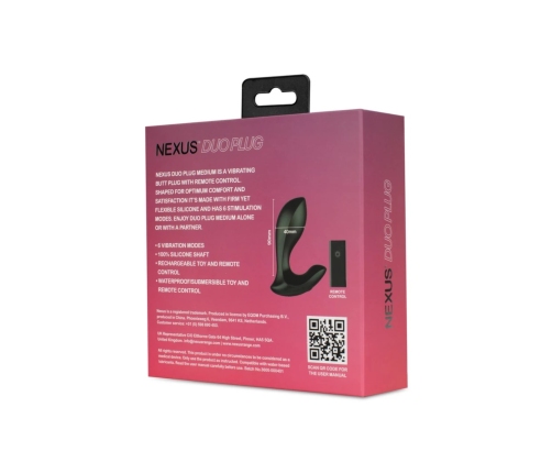 Nexus - Duo Remote Control Beginner Butt Plug Medium