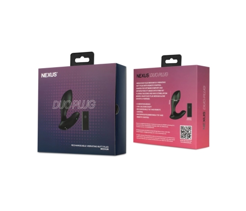 Nexus - Duo Remote Control Beginner Butt Plug Medium