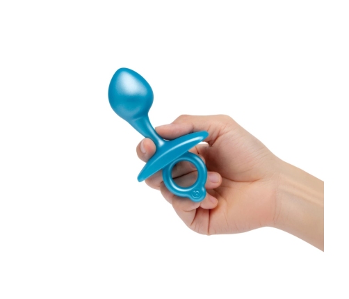 b-Vibe Bulb Plug Green - Compact Model with Retrieval Ring, Silicone