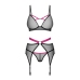 Obsessive - Novenes 3-pcs set Black XL/2XL