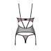Obsessive - Novenes corset & thong Black M/L