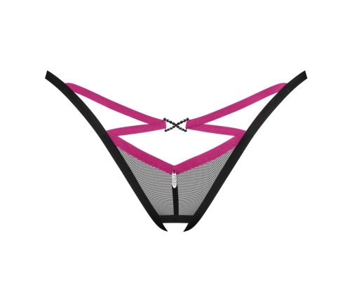 Obsessive - Novenes crotchless thong Black M/L