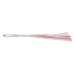 Sportsheets S&M Peaches n CreaMe Stripe Flogger Cream-Orange 32in