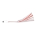 Sportsheets S&M Peaches n CreaMe Stripe Flogger Cream-Orange 32in