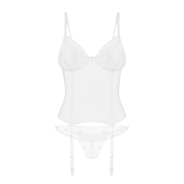 Obsessive - Alissium corset & thong White XS/S