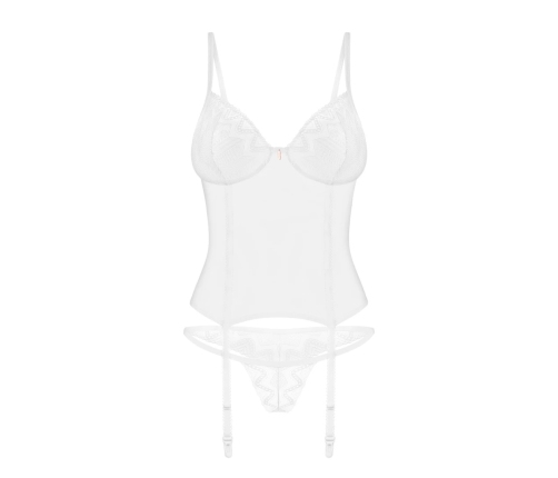 Obsessive - Alissium corset & thong White XS/S