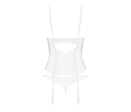 Obsessive - Alissium corset & thong White XL/2XL