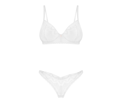 Obsessive - Alissium 2-pcs set White XL/2XL