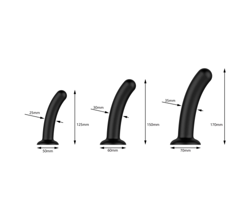 Nexus - Dilator Set Silicone Anal Dildos (S,M,L) Black