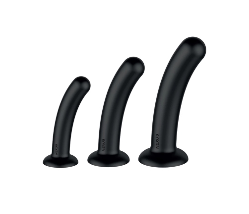 Nexus - Dilator Set Silicone Anal Dildos (S,M,L) Black