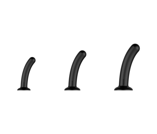 Nexus - Dilator Set Silicone Anal Dildos (S,M,L) Black