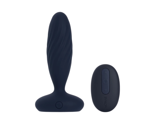 Svakom Jordan Navy Blue - Dual-Action App-Controlled Anal Device