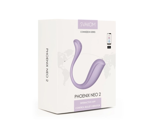 Svakom - Phoenix Neo 2 Interactive Bullet Vibrator Lavender