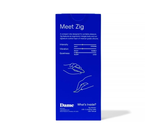 Dame - Zig Compact Vibrator Magenta