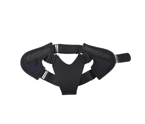 Sportsheets Pivot Flex Foot Harness Black - Adjustable Neoprene Strap System