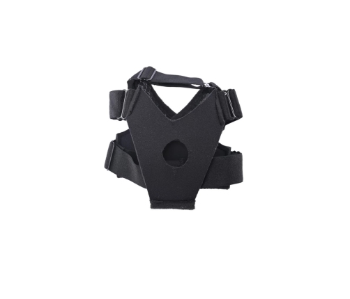 Sportsheets Pivot Flex Foot Harness Black - Adjustable Neoprene Strap System