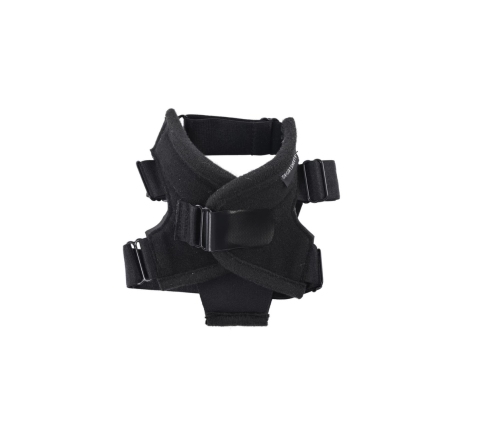 Sportsheets Pivot Flex Foot Harness Black - Adjustable Neoprene Strap System