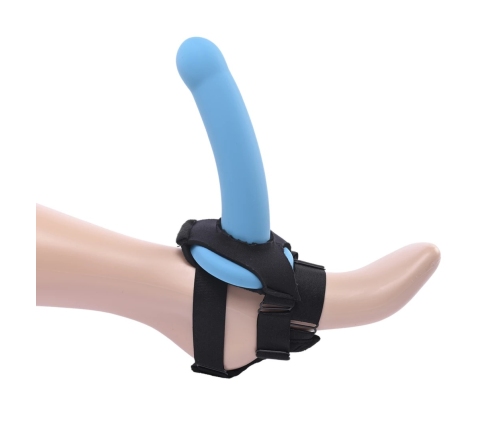 Sportsheets Pivot Flex Foot Harness Black - Adjustable Neoprene Strap System