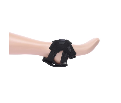 Sportsheets Pivot Flex Foot Harness Black - Adjustable Neoprene Strap System