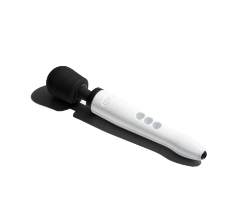 Doxy Die Cast R Rechargeable Wand Stardust White - Cordless Aluminum Model