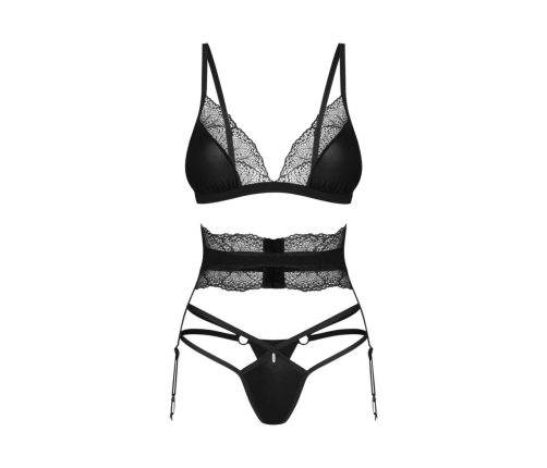 Obsessive - Lobellis 3-pcs set Black XS
