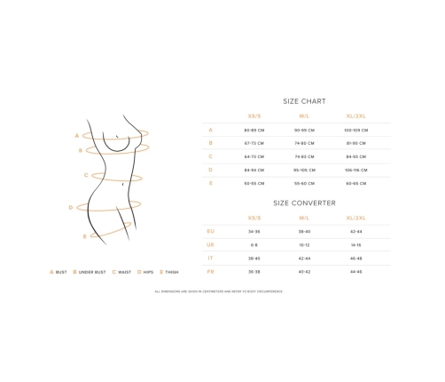 Obsessive - Blomentis babydoll & thong Black XS/S