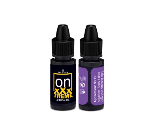 Sensuva ON xXxTreme Arousal Oil Medium Box 5ml - Advanced Formula Set