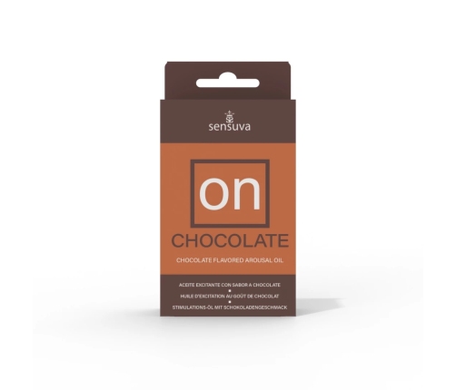 Sensuva ON Chocolate Arousal Oil 5ml - Chocolate Flavored Stimulation Formula