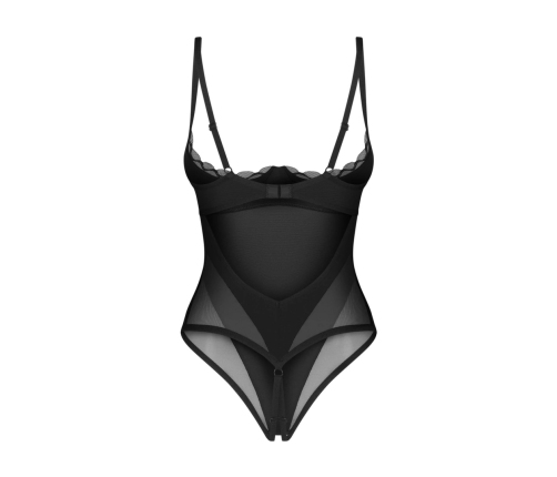 Obsessive - Stelisa Crotchless Teddy Black L/XL