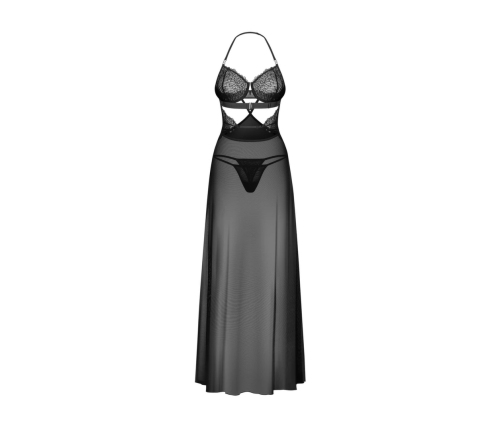 Obsessive - Iliosa Chemise & Thong Black 2XL/3XL