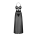 Obsessive - Iliosa Chemise & Thong Black 2XL/3XL
